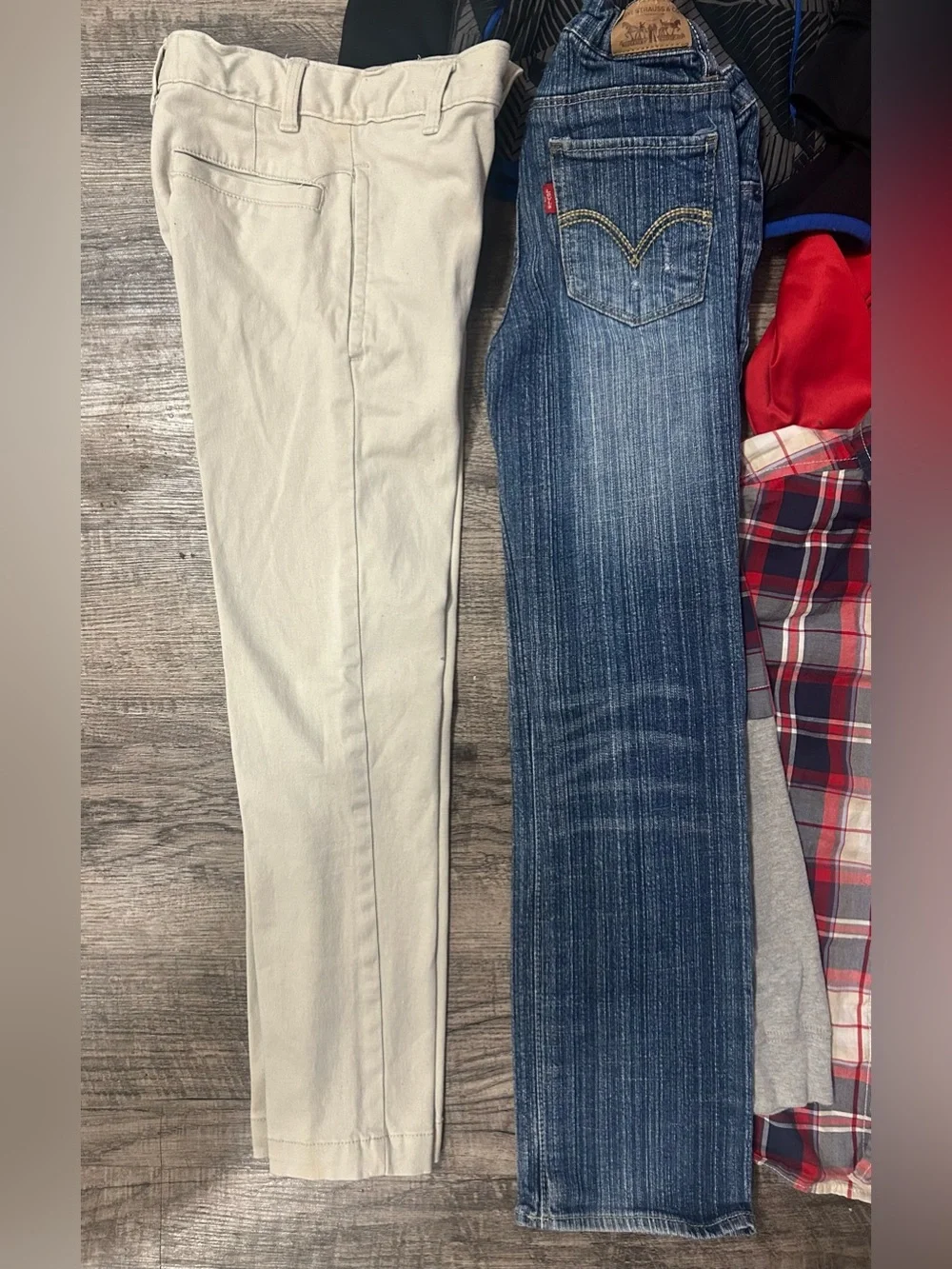 SIZE 7 BOY BUNDLE- Nike, Under Armor,, Levi’s, Adidas